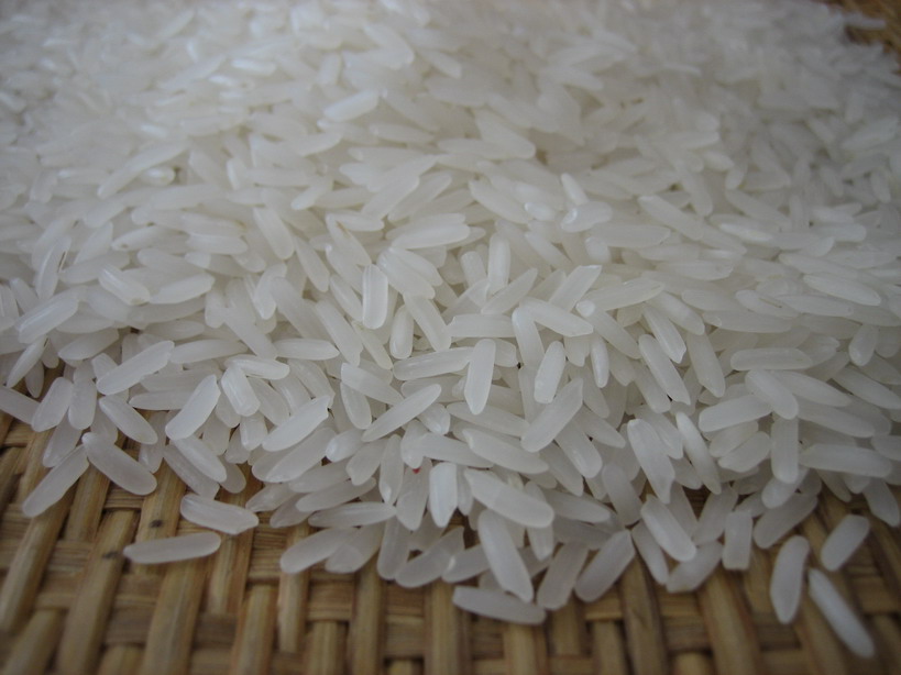 Tasmine rice grains